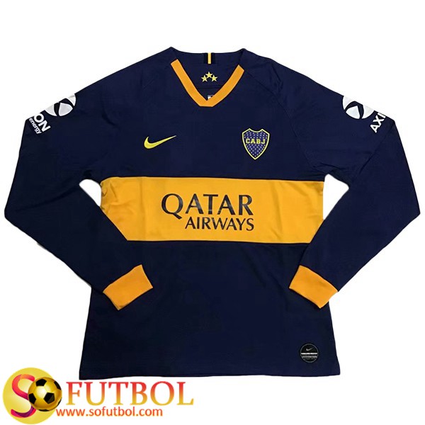 utilizar Ejercicio Dependiente AAA + calidad tailandesa | Camiseta de Boca Juniors Primera Manga Larga  2019 20