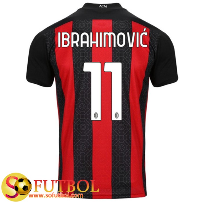 una vez latitud Rechazar Nueva Camiseta AC Milan (IBRAHIMOVIC 11) Titular 2020/2021
