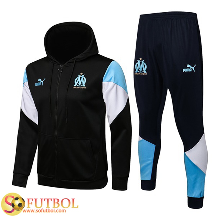 AAA calidad tailandesa Chandal de Marsella OM Azul Blanco 2019 20 Chaqueta y Pantalon Entrenamiento