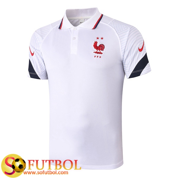 Camiseta Polo del Francia 2022-2023 Blanco