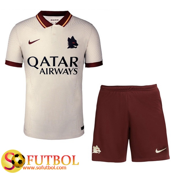 Traje AAA calidad tailandesa Camiseta de AS Roma Segunda