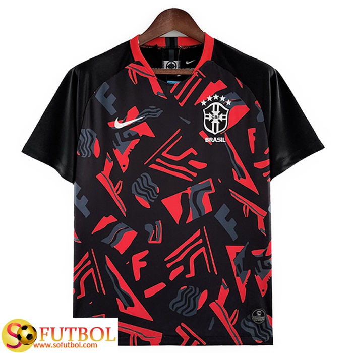 Camiseta Brasil Entrenamiento Rojo/Negro 2022/23 IMBICTOZ, 44% OFF