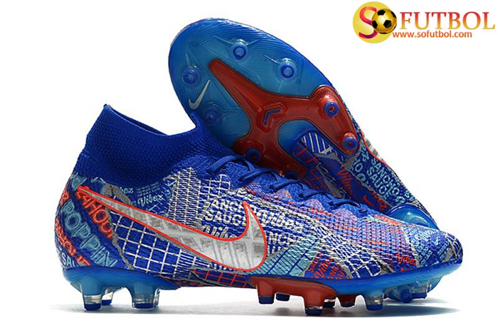 Imagenes De Nike Botas De F tbol Superfly 7 Elite SE AG Azul Baratas