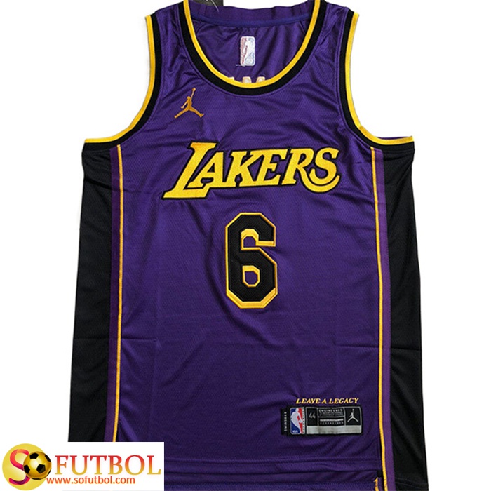 Camiseta Lakers Violeta (6) James