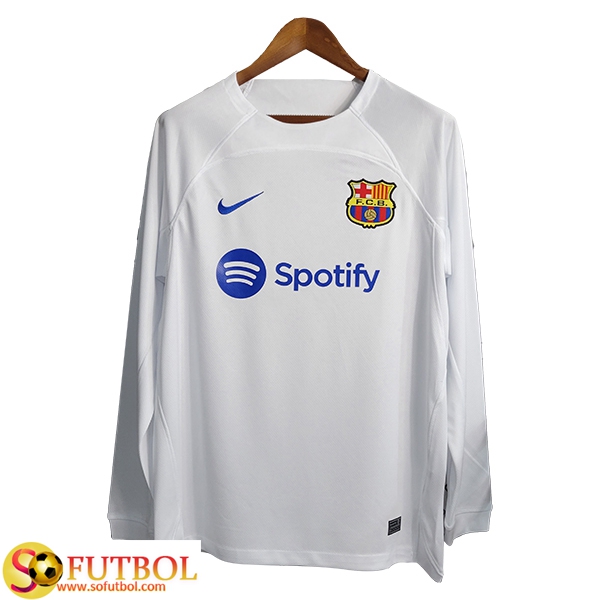 Imagenes De Camisetas De Futbol FC Barcelona Segunda Manga Larga