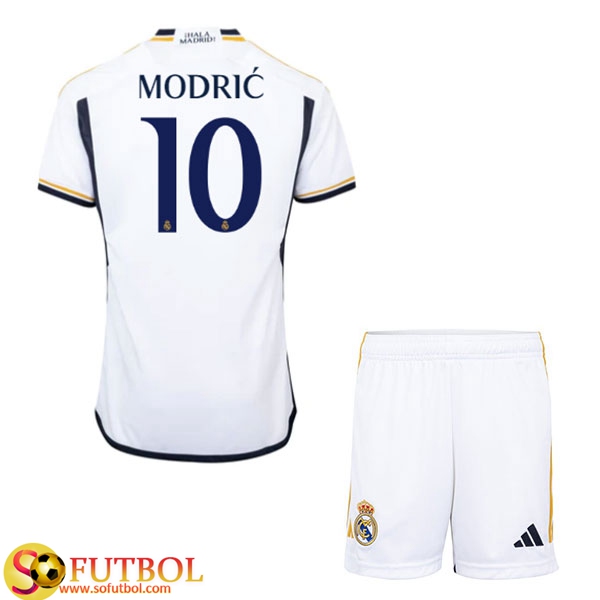 Camiseta adidas Real Madrid niño Modric 2023 2024